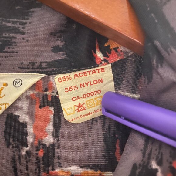 VINTAGE 70S CAPRI WEST BY TOWNLINE SIZE MEDIUM - Picture 3 of 8